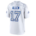 B.Bills #17 Josh Allen Player White Rivalries Collection Game Ndoa Stitched Jerseys