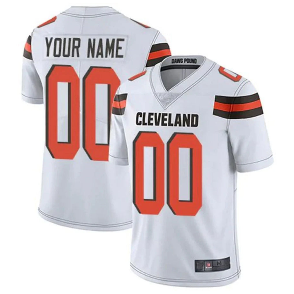 Custom C.Browns White Alternate Vapor Untouchable Limited Home Game Any Name & Numbers Ndoa Stitched Jerseys