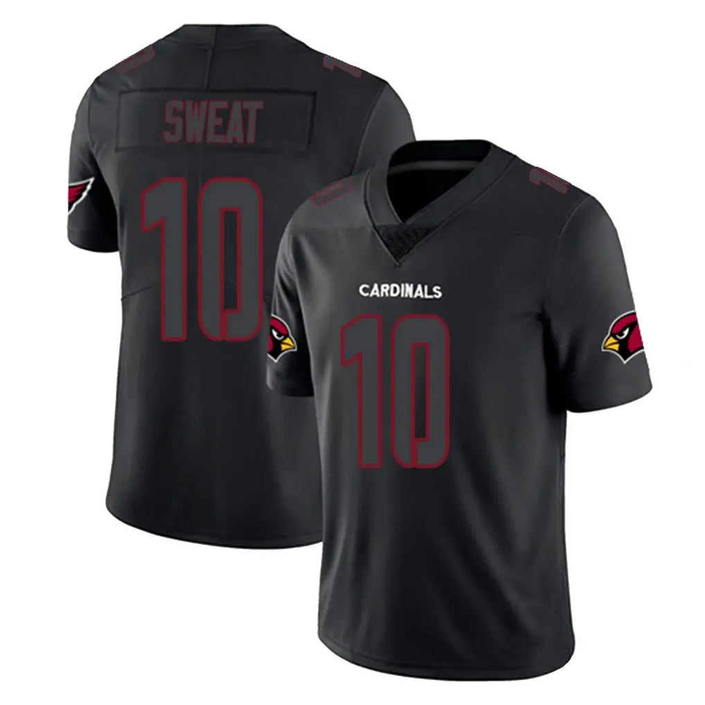 A.Cardinals #10 Josh Sweat Player Black Impact Limited Home Game Ndoa Stitched Jerseys