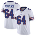 B.Bills #64 O'Cyrus Torrence Player White Vapor Untouchable Limited Ndoa Stitched Jerseys
