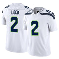 S.Seahawks #2 Drew Lock Player White Limited Vapor F.U.S.E. Home Game Ndoa Stitched Jerseys
