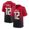 A.Falcons #12 Avieon Terrell Player Red Home Game Ndoa Stitched Jerseys