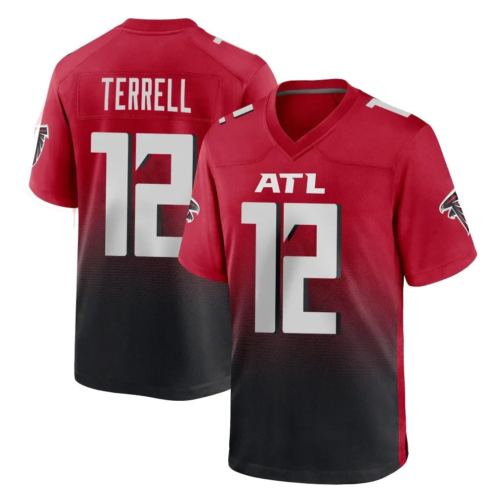 A.Falcons #12 Avieon Terrell Player Red Home Game Ndoa Stitched Jerseys