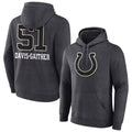 IN.Colts #51 Akeem Davis-Gaither Player Charcoal Pullover Hoodies Limited Game Ndoa Stitched Jerseys
