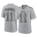 P.Eagles #11 Jihaad Campbell Player Gray Atmosphere Fashion Home Game Ndoa Stitched Jerseys