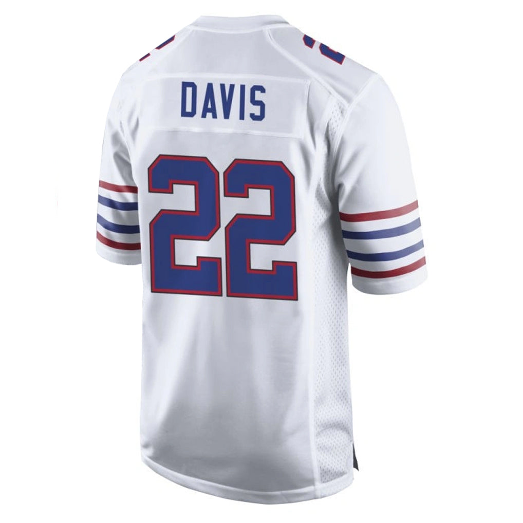 B.Bills #22 Ray Davis Player White Alternate Limited Home Game Ndoa Stitched Jerseys