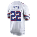 B.Bills #22 Ray Davis Player White Alternate Limited Home Game Ndoa Stitched Jerseys