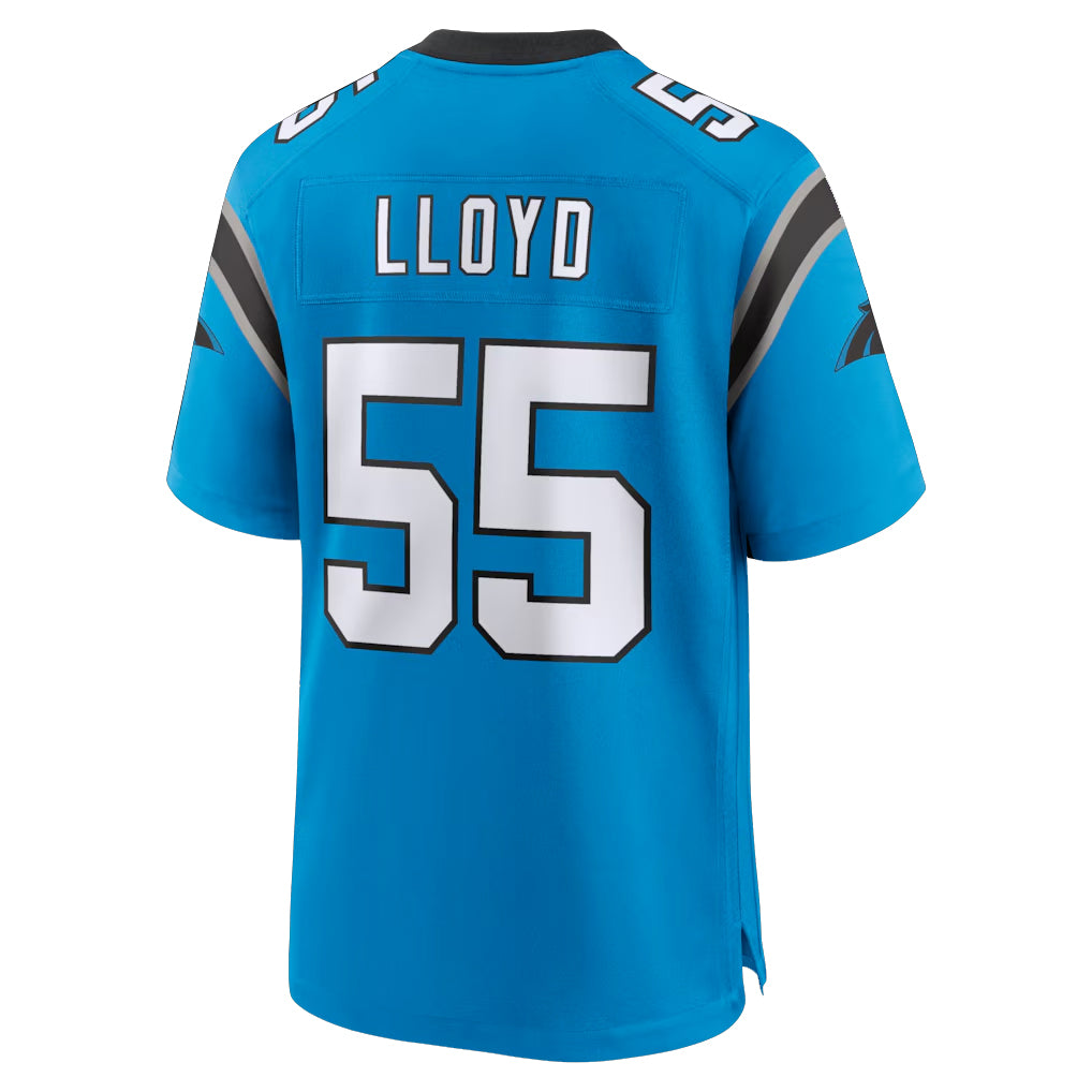 C.Panthers #55 Devin Lloyd Player Blue Home Game Ndoa Stitched Jerseys