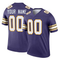 Custom M.Vikings Purple Limited Classic Home Game Any Name & Numbers Ndoa Stitched Jerseys