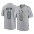 P.Eagles #0 Hollywood Brown Player Gray Atmosphere Fashion Home Game Ndoa Stitched Jerseys