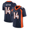 D.Broncos #14 Courtland Sutton Player Navy Vapor Untouchable Limited Game Ndoa Stitched Jerseys