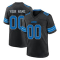 Custom D.Lions Black Alternate Home Game Any Name & Numbers Ndoa Stitched Jerseys