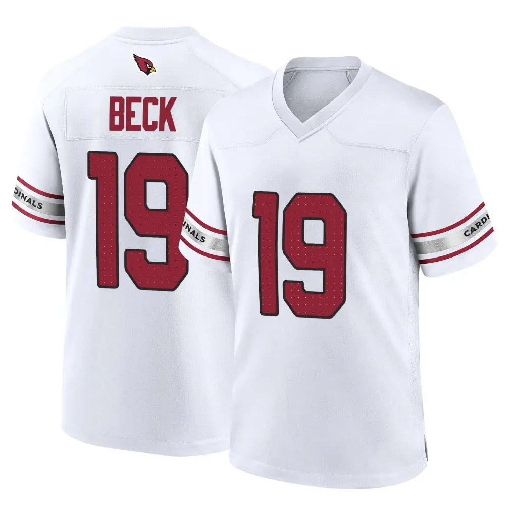 A.Cardinals #19 Carson Beck Player White Home Game Ndoa Stitched Jerseys