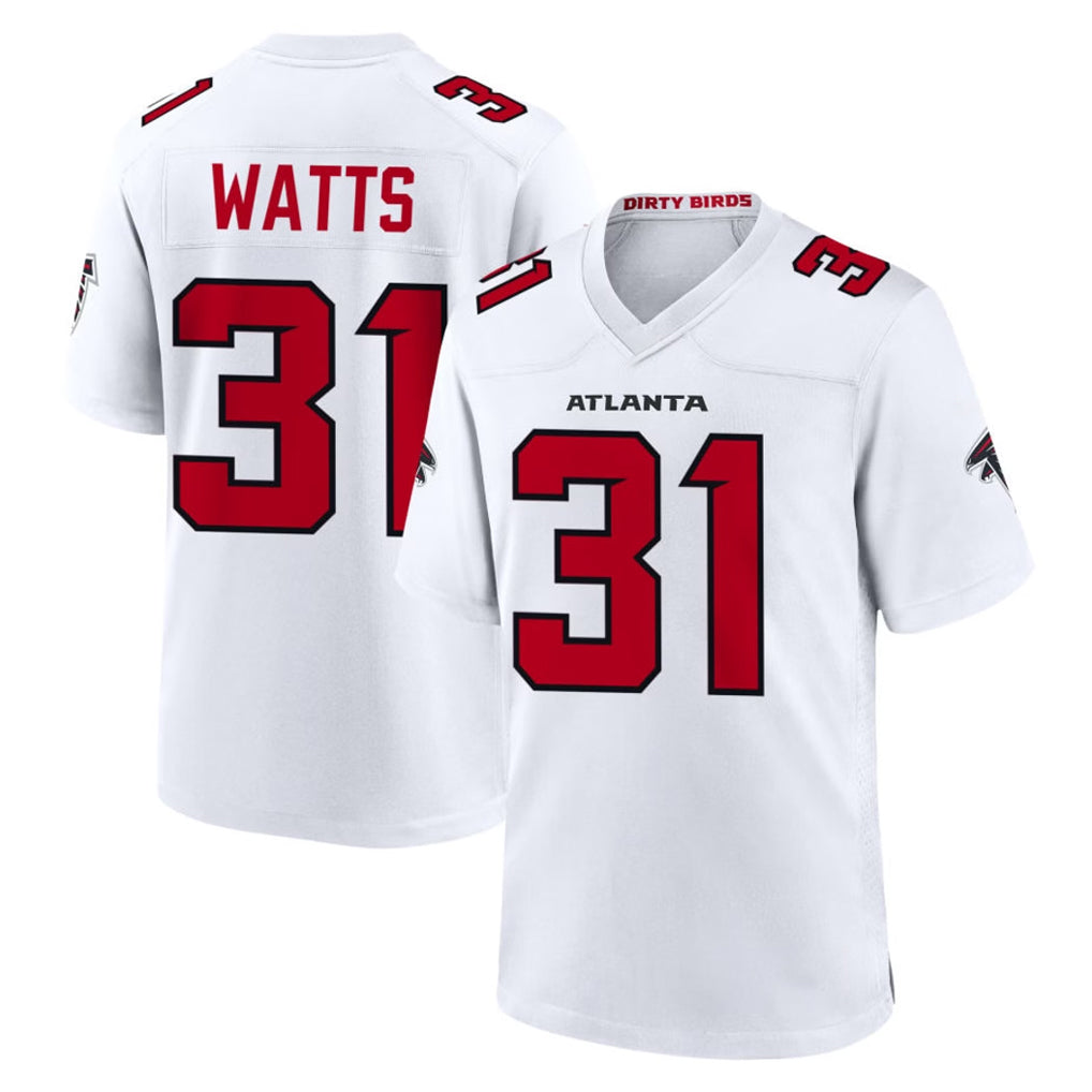 A.Falcons #31 Xavier Watts Player White Team Color Home Game Ndoa Stitched Jerseys