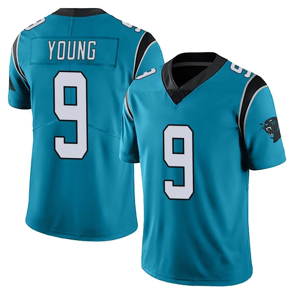 C.Panthers #9 Bryce Young Player Blue Vapor Untouchable Limited Game Ndoa Stitched Jerseys