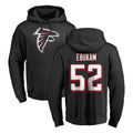 A.Falcons #52 Samson Ebukam Player Black LOGO Pullover Hoodies Home Game Ndoa Stitched Jerseys