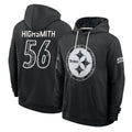 P.Steelers #56 Alex Highsmith Player 2026 Black Logo Pullover Hoodies Limited Game Ndoa Stitched Jerseys