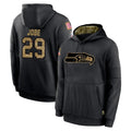 S.Seahawks #29 Josh Jobe Player Black Salute to Service Hoodies Limited Game Ndoa Stitched Jerseys