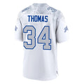 B.Bills #34 Thurman Thomas Player White Rivalries Collection Game Ndoa Stitched Jerseys