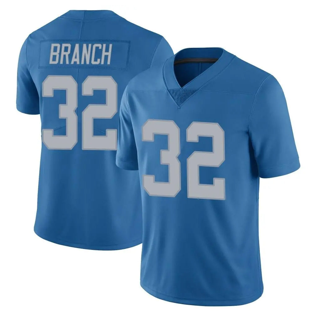 D.Lions #32 Brian Branch Player Blue Limited Throwback Vapor Untouchable Ndoa Stitched Jerseys