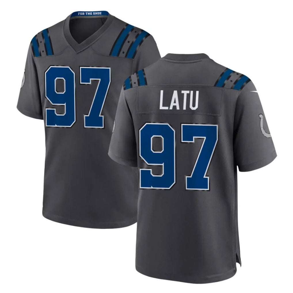 IN.Colts #97 Laiatu Latu Player Anthracite 2026 Rivalries Collection Home Game Ndoa Stitched Jerseys