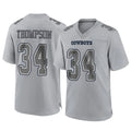 D.Cowboys #34 Jalen Thompson Player Gray Atmosphere Fashion Home Game Ndoa Stitched Jerseys