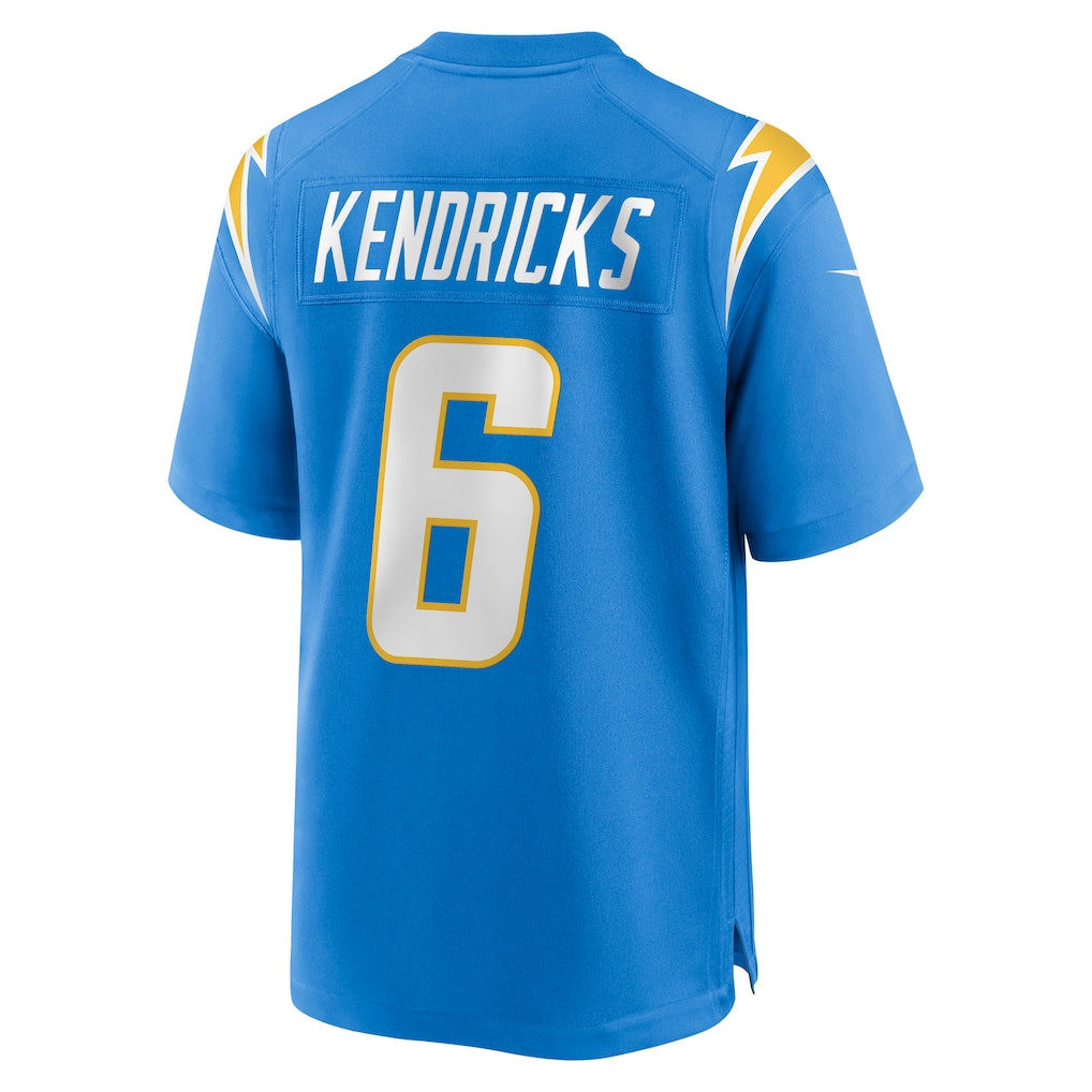 Ndoa LA.Chargers #6 Eric Kendricks Powder Blue Player Game Jersey