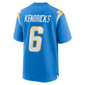 Ndoa LA.Chargers #6 Eric Kendricks Powder Blue Player Game Jersey