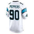 C.Panthers #90 Julius Peppers Player White Game Ndoa Stitched Jerseys