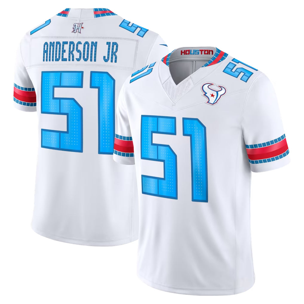 H.Texans #51 Will Anderson Jr. Player Whtie 2026 Rivalries Vapor Limited Home Game Ndoa Stitched jerseys