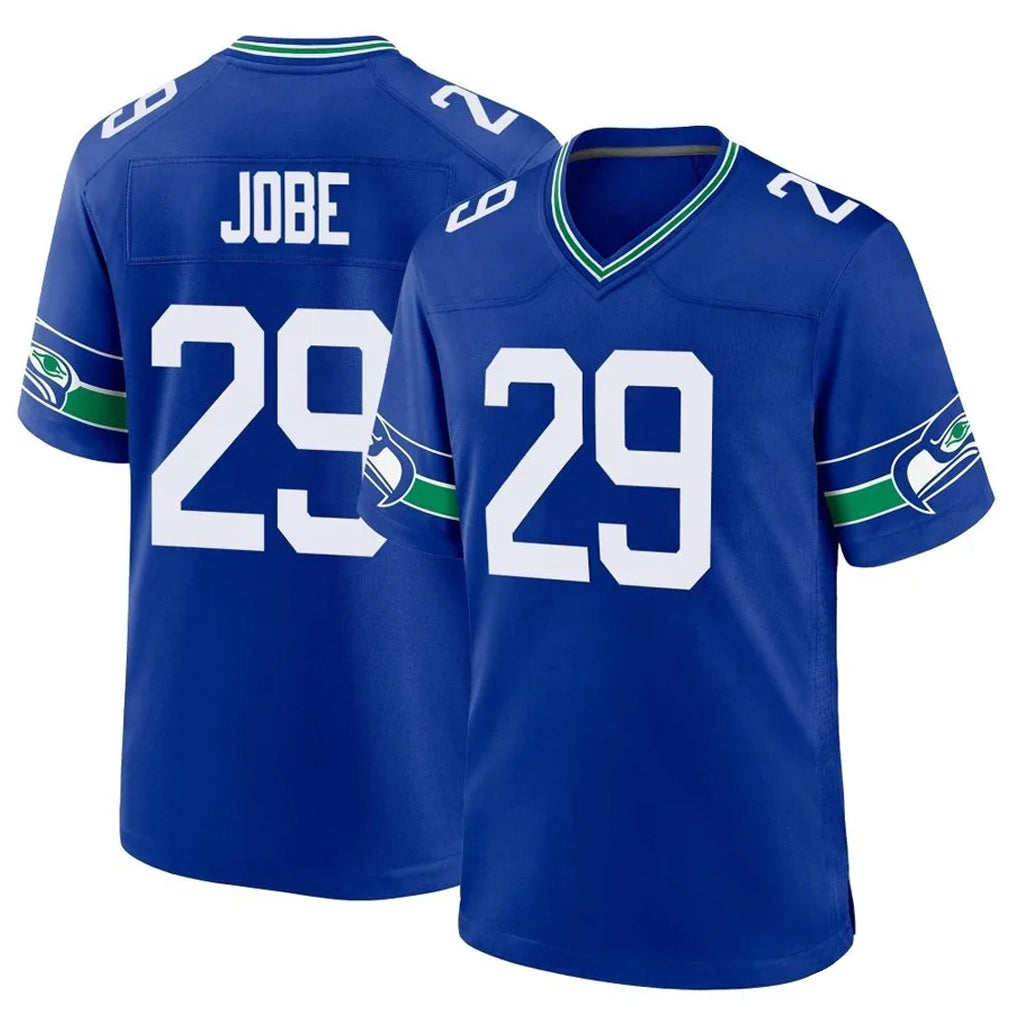 S.Seahawks #29 Josh Jobe Player Royal Throwback Home Game Ndoa Stitched Jerseys