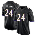 B.Ravens #24 Malaki Starks Player Black Home Game Ndoa Stitched Jerseys