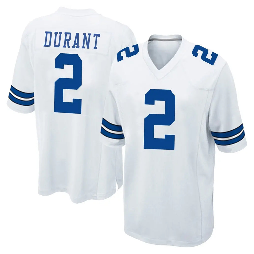 D.Cowboys #2 Cobie Durant Player White Home Game Ndoa Stitched Jerseys