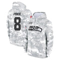 S.Seahawks #8 Jadarian Price Player Arctic Camo Limited Salute to Service Pullover Hoodies Game Ndoa Stitched Jerseys