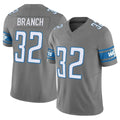 D.Lions #32 Brian Branch Player Gray Vapor F.U.S.E. Limited Home Game Ndoa Stitched Jerseys
