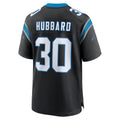 C.Panthers #30 Chuba Hubbard Player Black Home Game Ndoa Stitched Jerseys