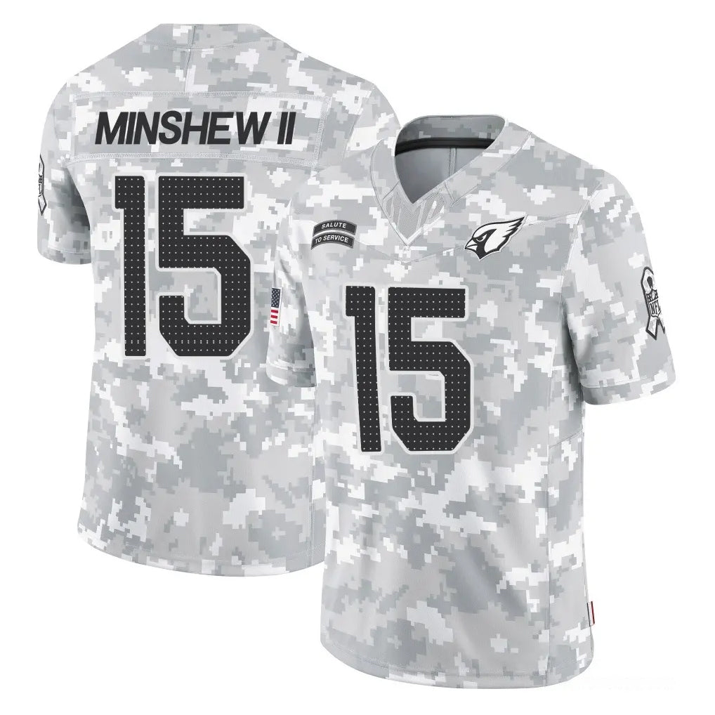 A.Cardinals #15 Gardner Minshew II Player Arctic Camo Limited Salute To Service Home Game Ndoa Stitched Jerseys