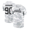 C.Panthers #90 Julius Peppers Player Arctic Camo Salute to Service T-Shirt Hoodies Ndoa Stitched Jerseys