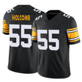 P.Steelers #55 Cole Holcomb Player Black Limited Alternate Vapor F.U.S.E. Home Game Ndoa Stitched Jerseys
