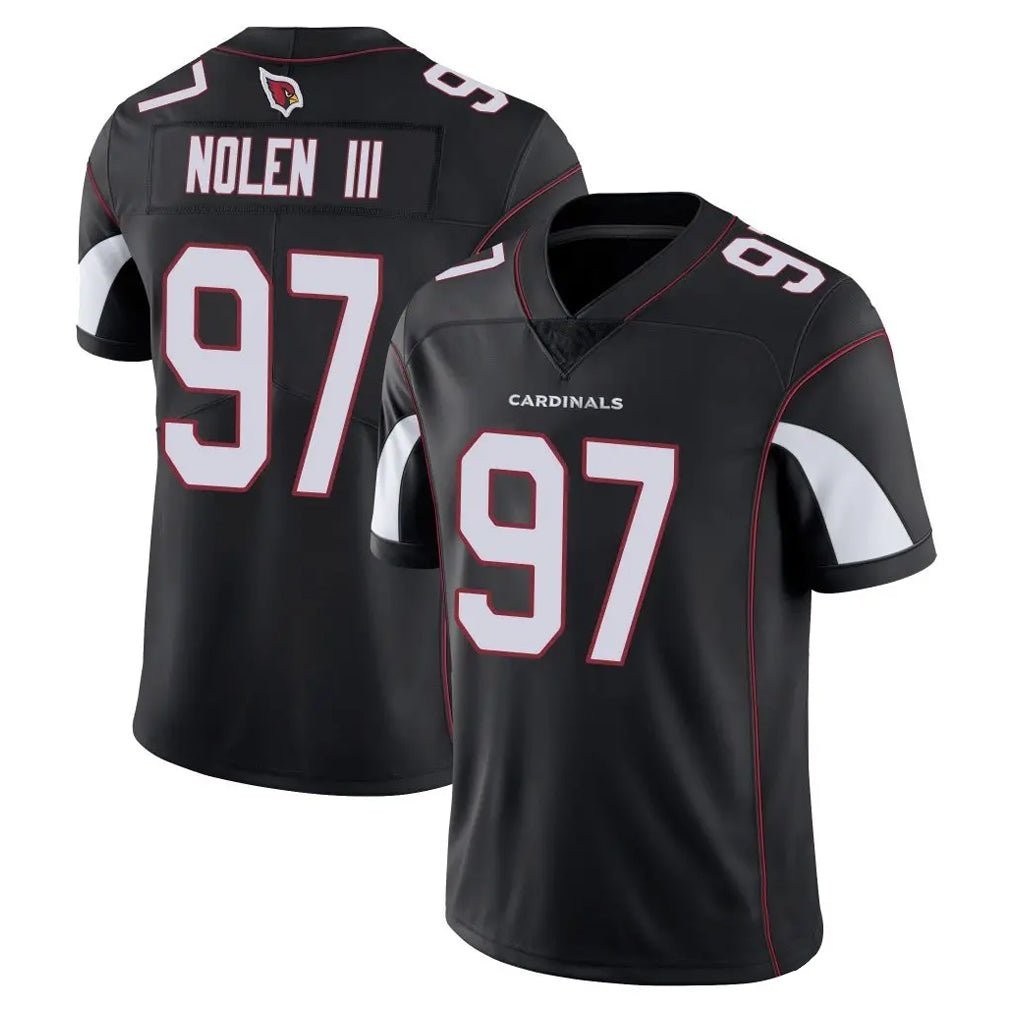 A.Cardinals #97 Walter Nolen III Player Black Vapor Limited Home Game Ndoa Stitched Jerseys