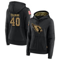 A.Cardinals #40 Pat Tillman Player Black Salute to Service Limited Hoodie Ndoa Stitched Jerseys