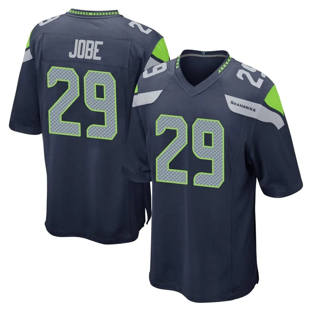 S.Seahawks #29 Josh Jobe Player Navy Home Game Ndoa Stitched Jerseys