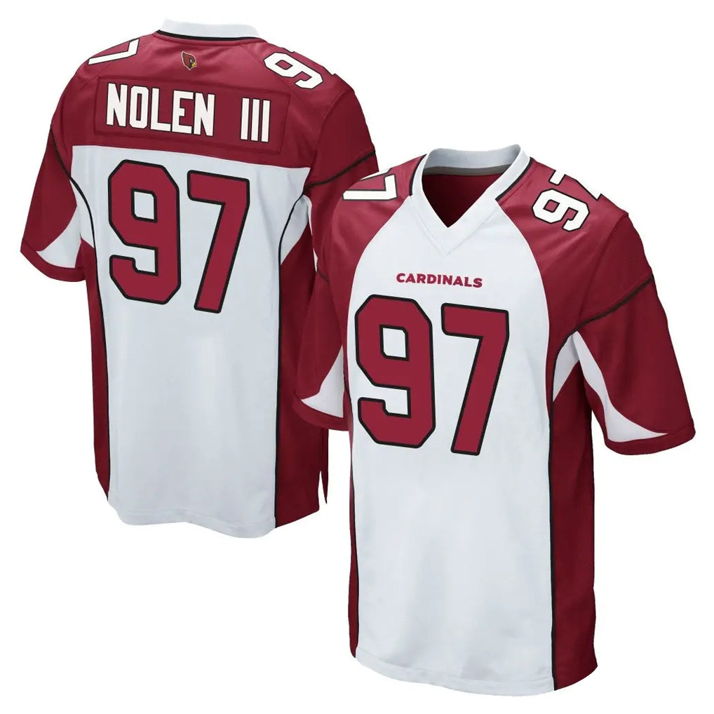 A.Cardinals #97 Walter Nolen III Player White Home Game Ndoa Stitched Jerseys