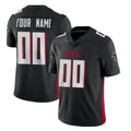 Custom A.Falcons Black Limited Home Game Any Name & Numbers Ndoa Stitched Jerseys