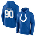 IN.Colts #90 Grover Stewart Player Royal Pullover Hoodies Limited Game Ndoa Stitched Jerseys