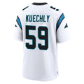 C.Panthers #59 Luke Kuechly Player White Home Game Ndoa Stitched Jerseys