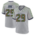 S.Seahawks #29 Josh Jobe Player Gray Rivalries Collection Home Game Ndoa Stitched Jerseys