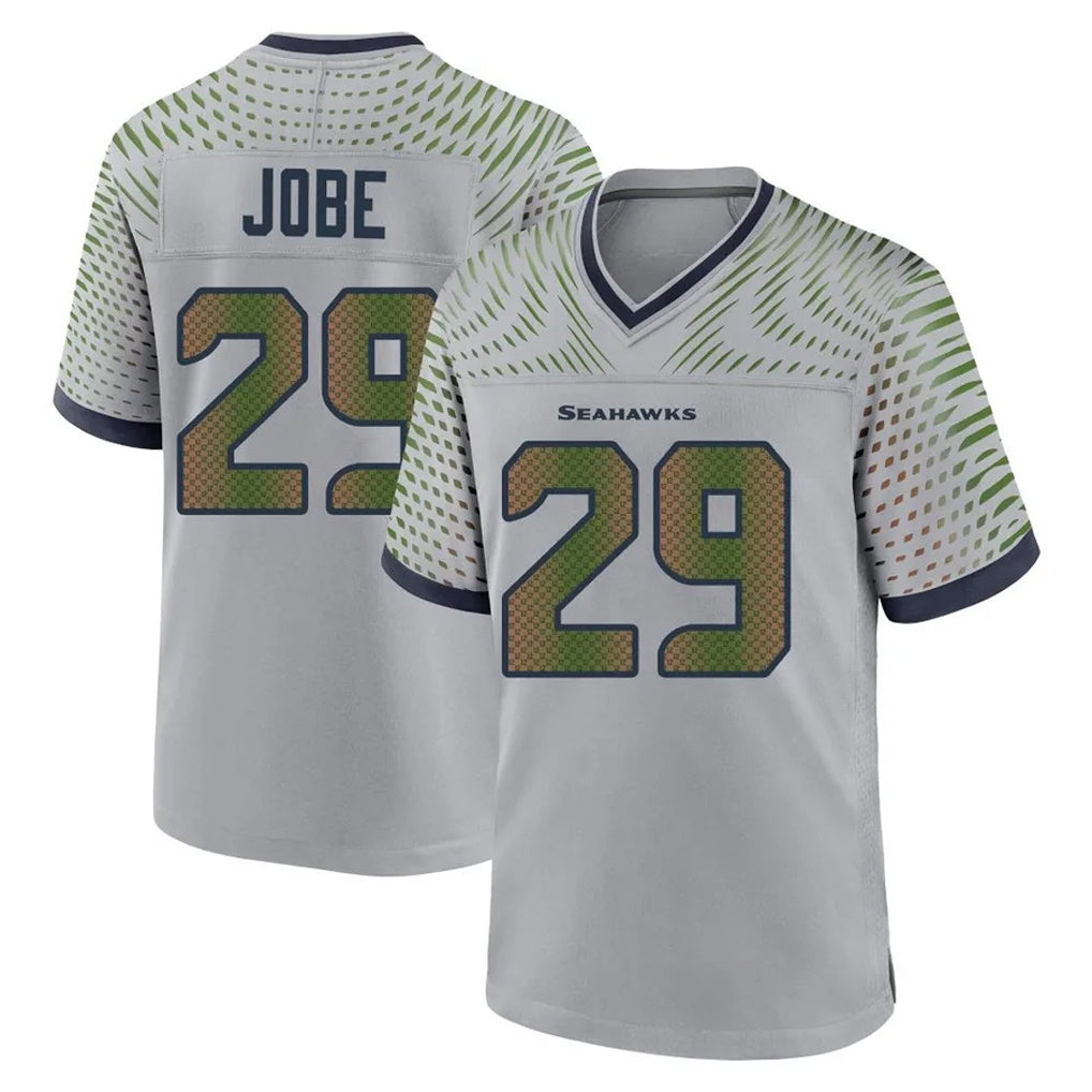 S.Seahawks #29 Josh Jobe Player Gray Rivalries Collection Home Game Ndoa Stitched Jerseys