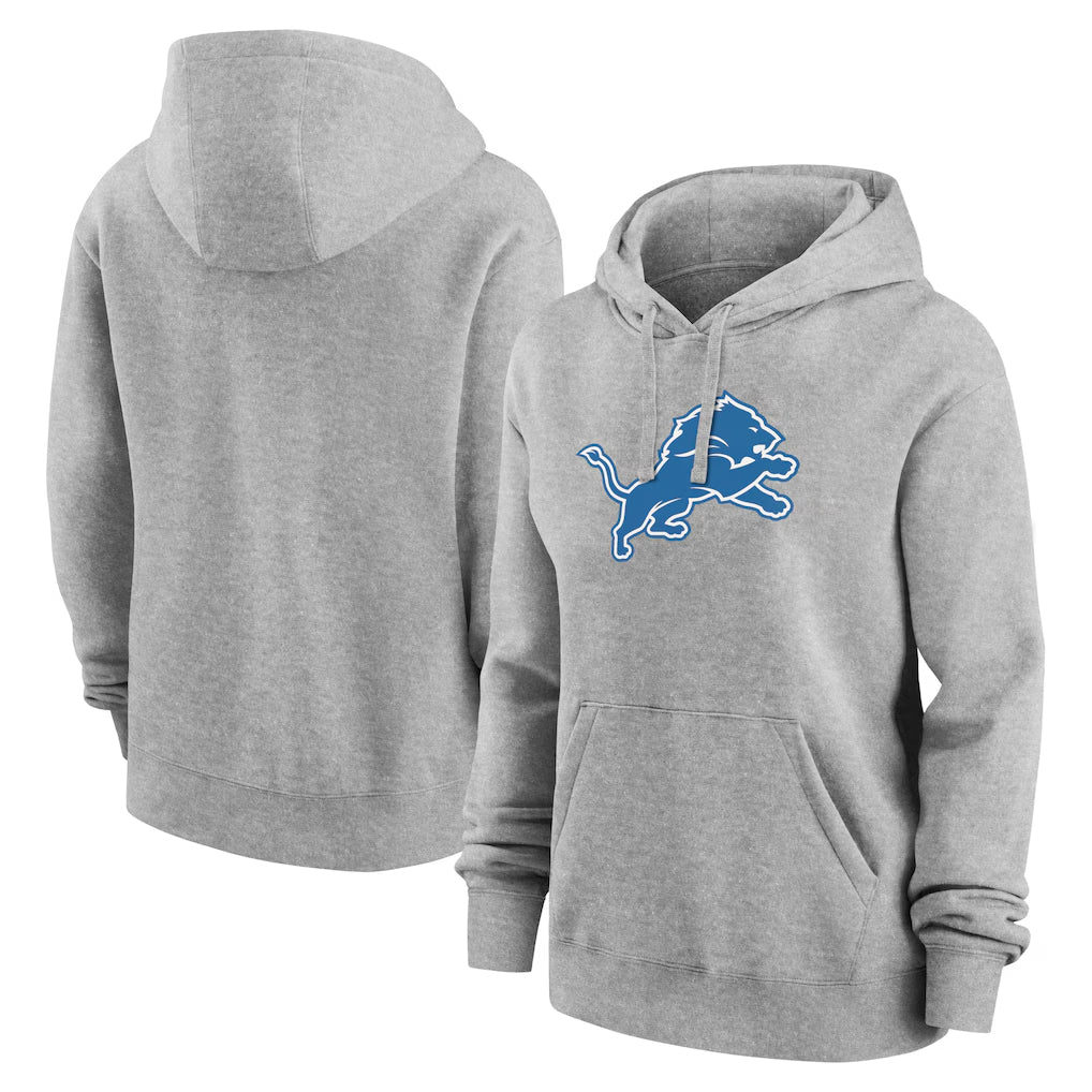 D.Lions ## Lions Blank Player Gray Pullover Hoodies Limited Ddoa Stitched Jerseys