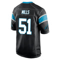 C.Panthers #51 Sam Mills Player Black Game Ndoa Stitched Jerseys
